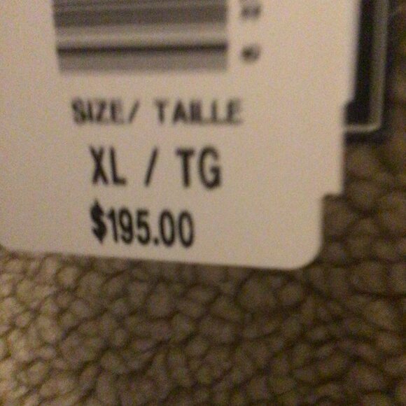 Tommy Hilfiger Faux Suede Men'ts Winter Jacket Sherpa Lining Tan US XL New - Picture 6 of 7